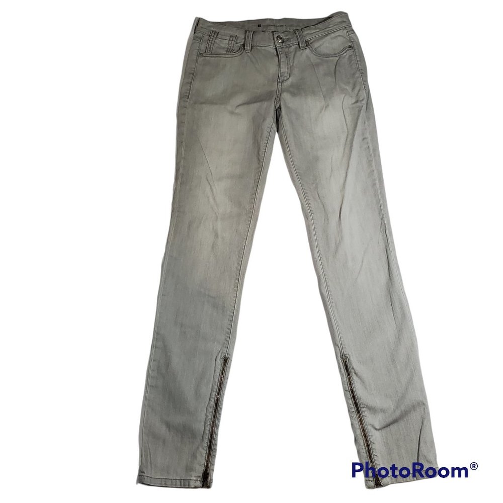 BCBGMaxAzria | Grey May Z Skinny Fossil Jeans | Size 28 - Picture 6 of 7